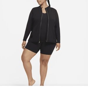 Nike Yoga Luxe Dri Fit Full Zip Women’s Plus Size Black Jacket Size 1X NWT
